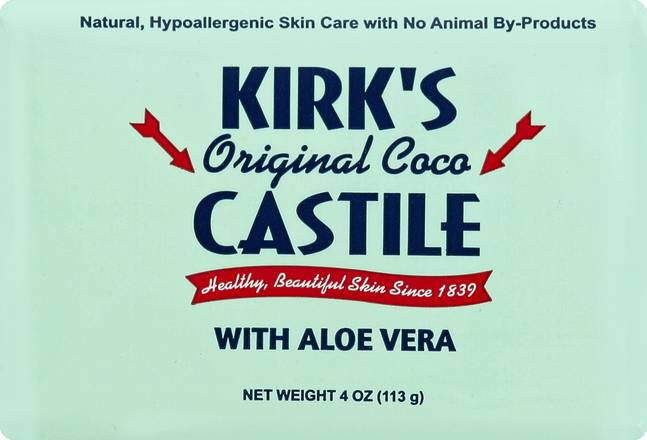 Kirk's Original Coco Castile With Qloe Vera Bar