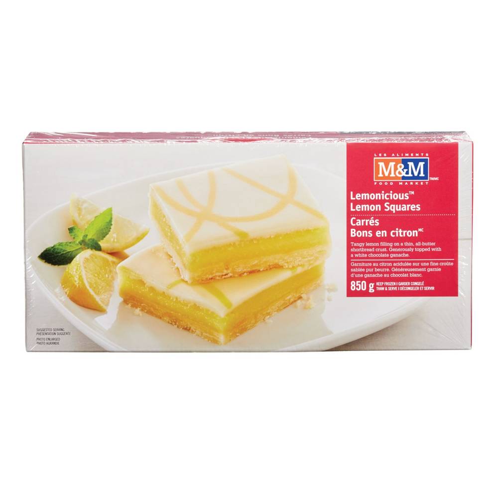 M&M Food Market · Lemonicious Lemon Squares (850g)