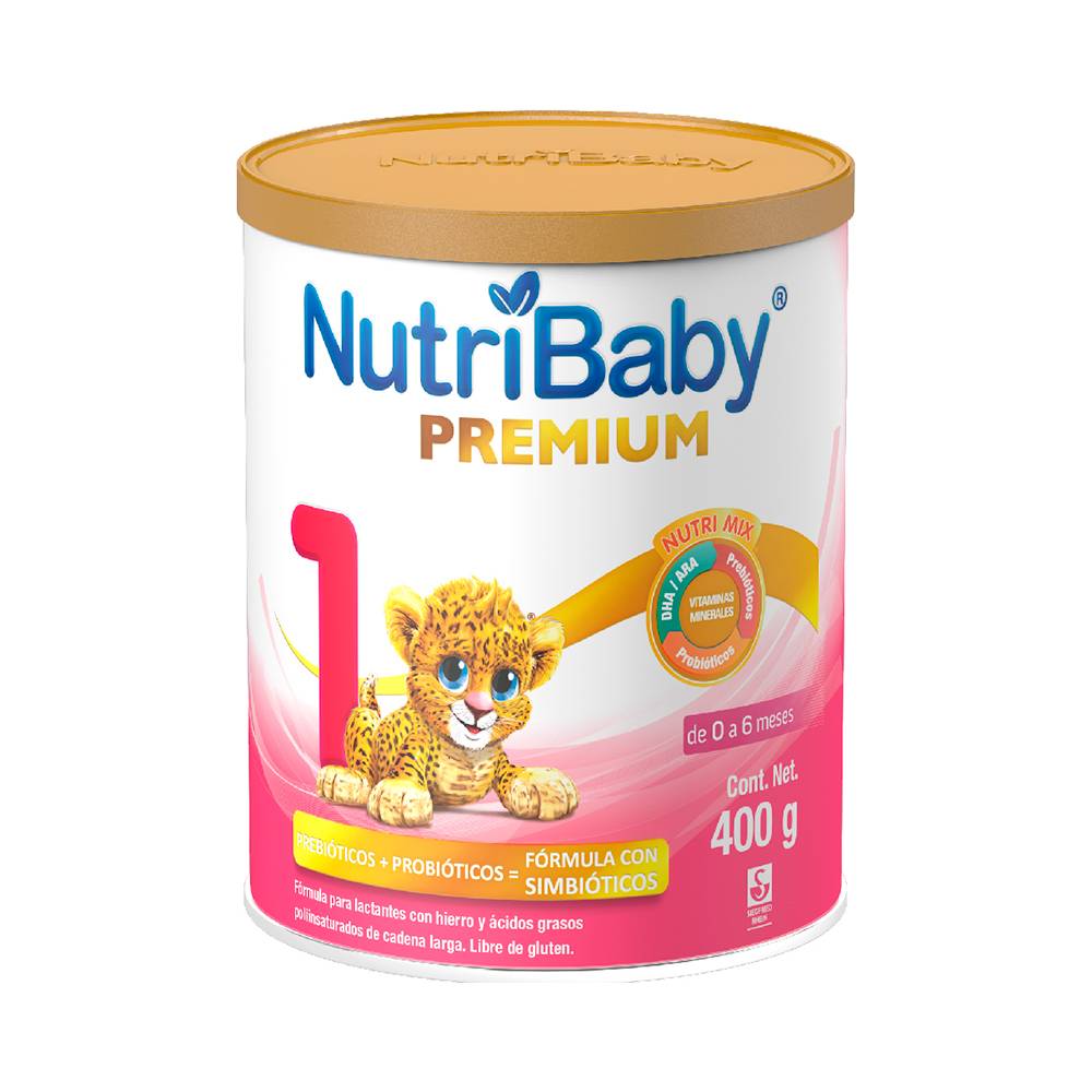 Nutribaby fórmula infantil premium etapa 1 (lata 400 g)