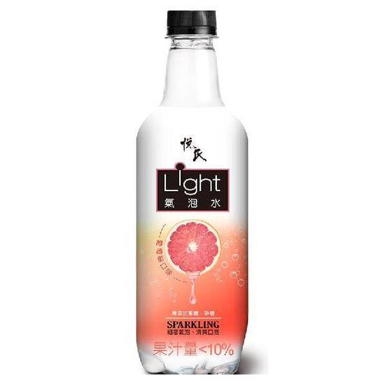 悅氏Light氣泡水-葡萄柚口味520ml