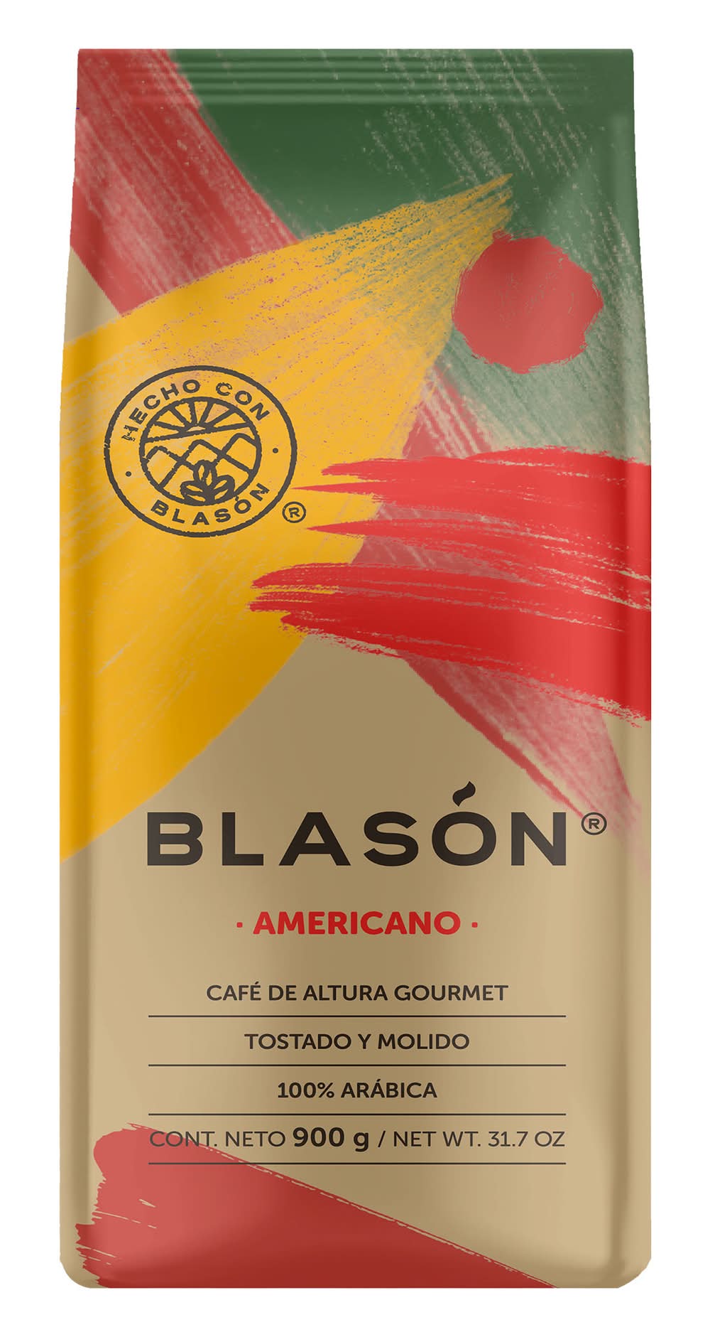 Blasón · Café molido gourmet americano (900 g)