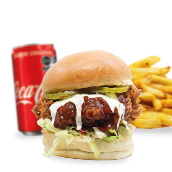 BBQ Burger más Complementos