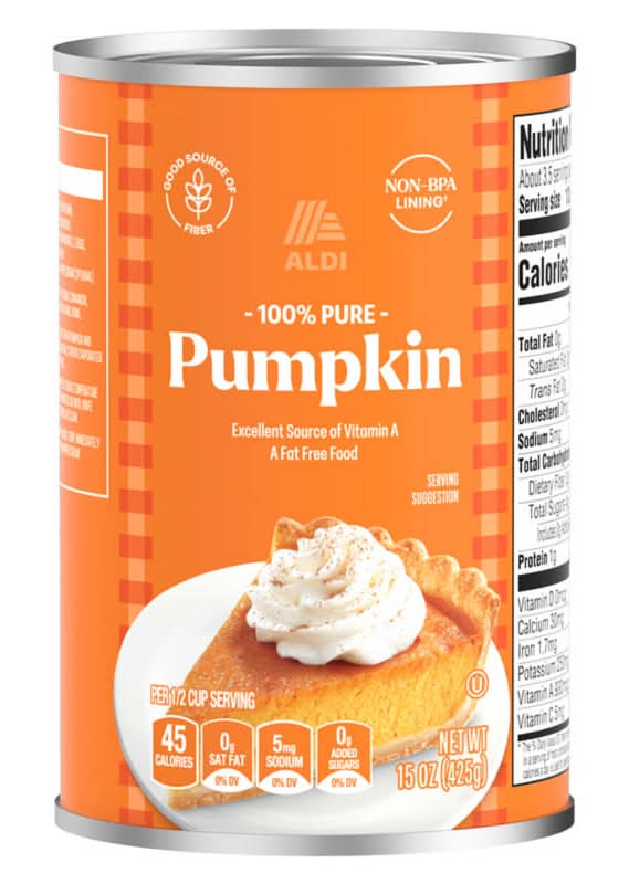 Baker's Corner 100% Pure Pumpkin (15 oz)