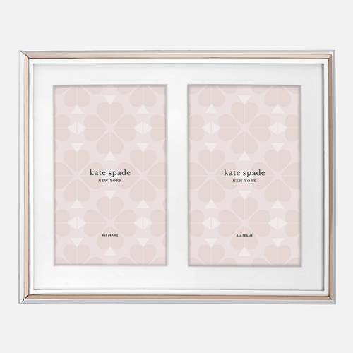 Rosy Glow Double Invitation Picture Frame by Kate Spade