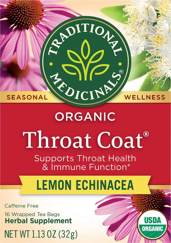 Traditional Medicinals Organic Throat Coat Tea Bags (1.13 oz)