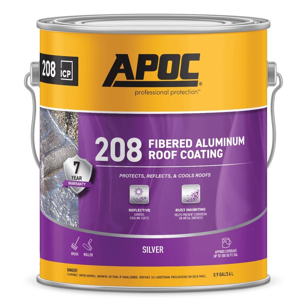 APOC 208 0.9-Gallons Aluminum Reflective Roof Coating | AP-2081