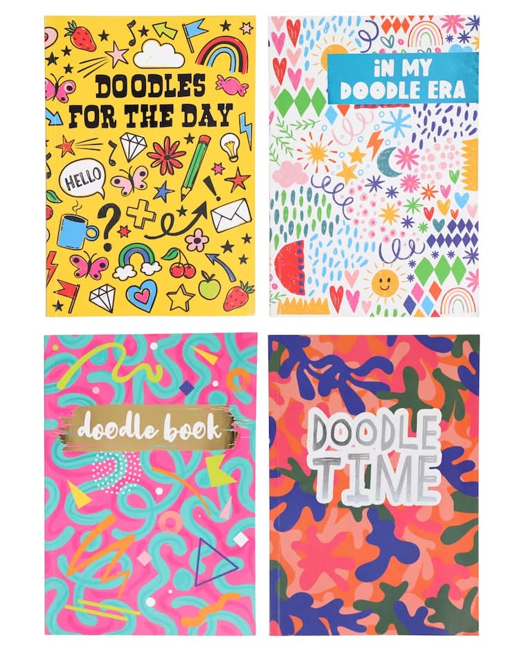 Doodle Journal, Assorted Designs, 1-ct.