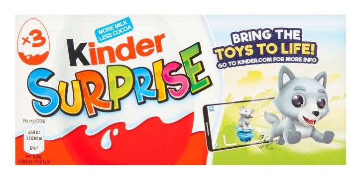 Kinder Surprise Eggs 3 X 20 (60G) (241990)