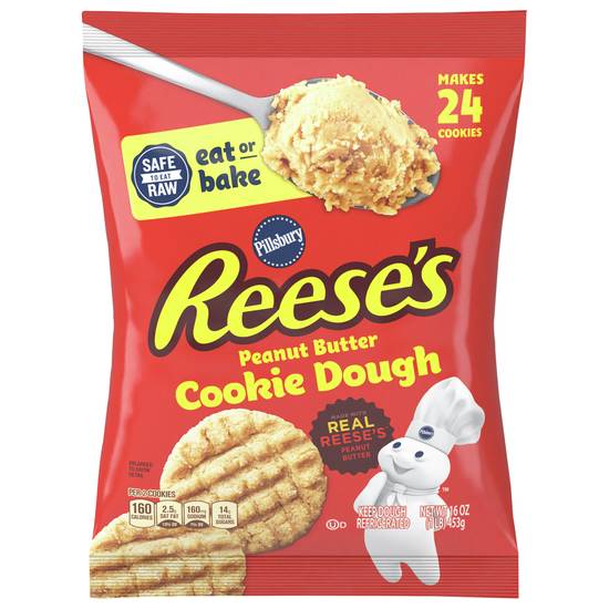 Reese's Pillsbury Eat or Bake Peanut Butter Cookie Dough (24 ct)