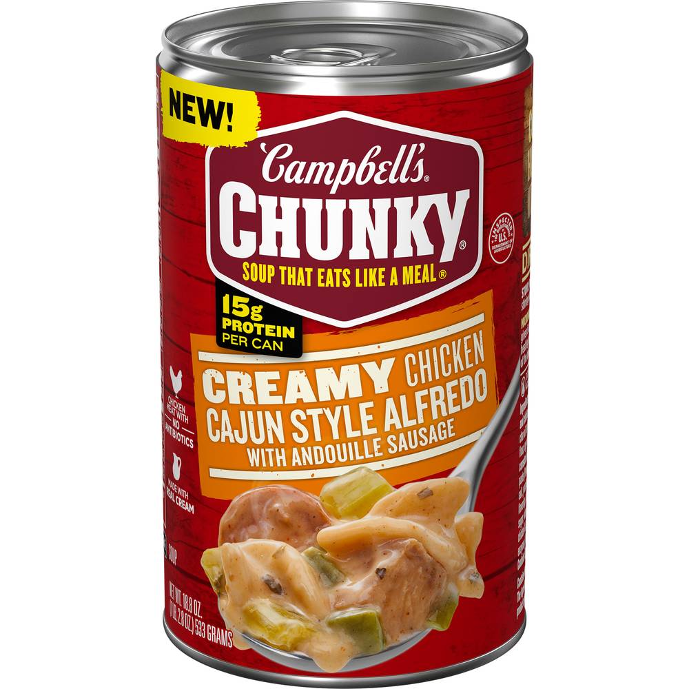 Campbell's Chunky Soup (creamy cajun chicken alfredo )