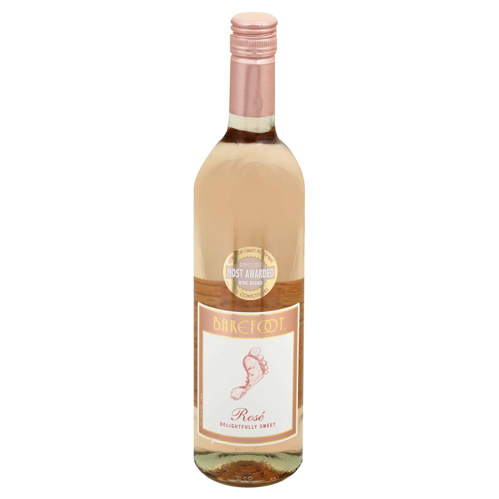 Barefoot Delightfully Sweet Rose Wine (750 ml)