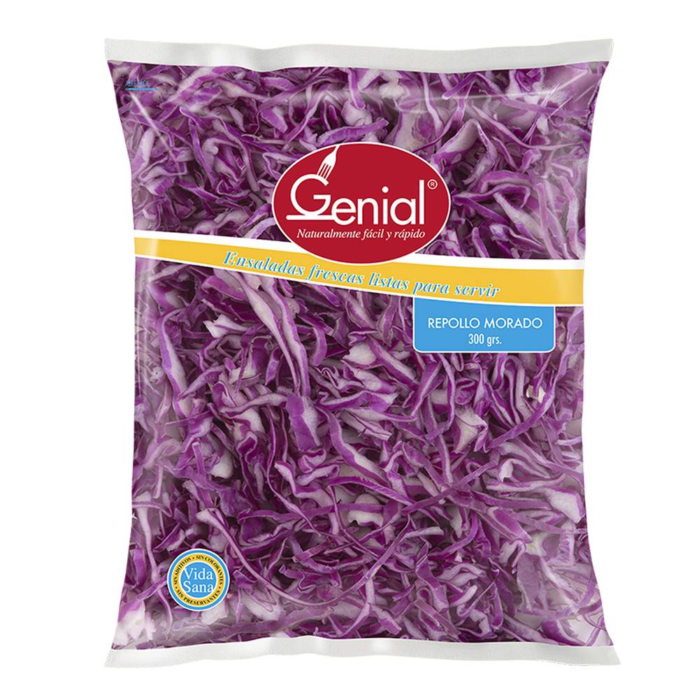 Genial · Ensalada repollo morado (300 g)