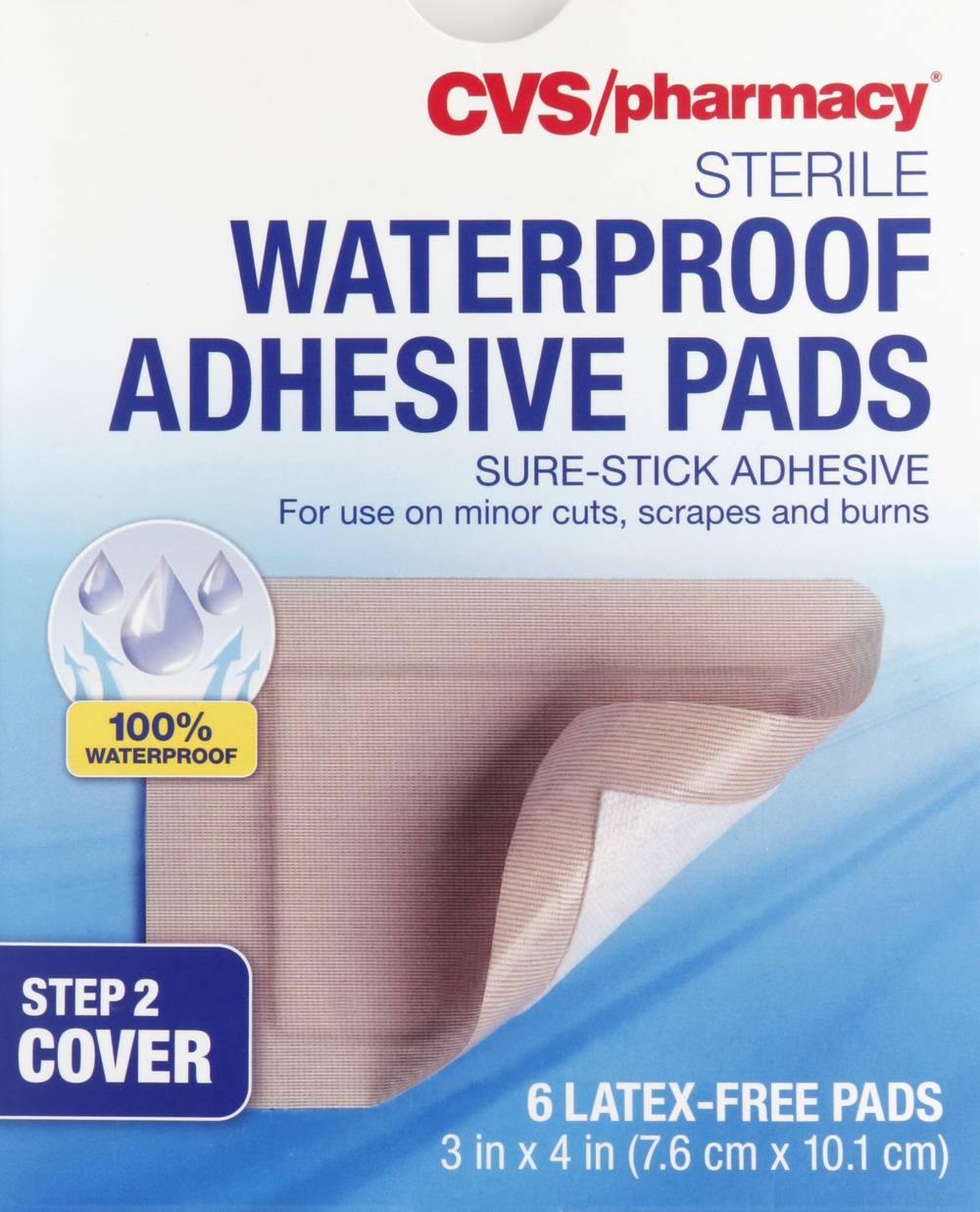 CVS Pharmacy Sterile Waterproof Adhesive Pads