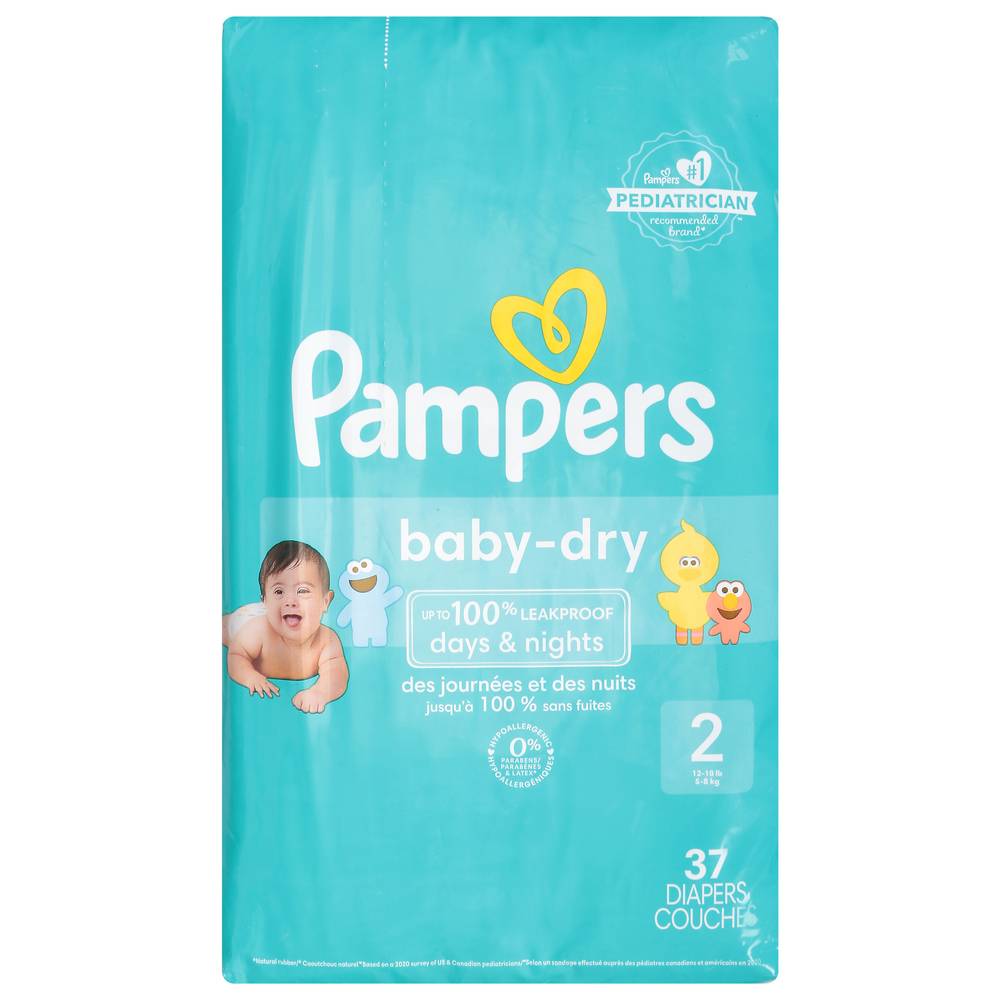 Pampers Baby Dry Diapers Size 2