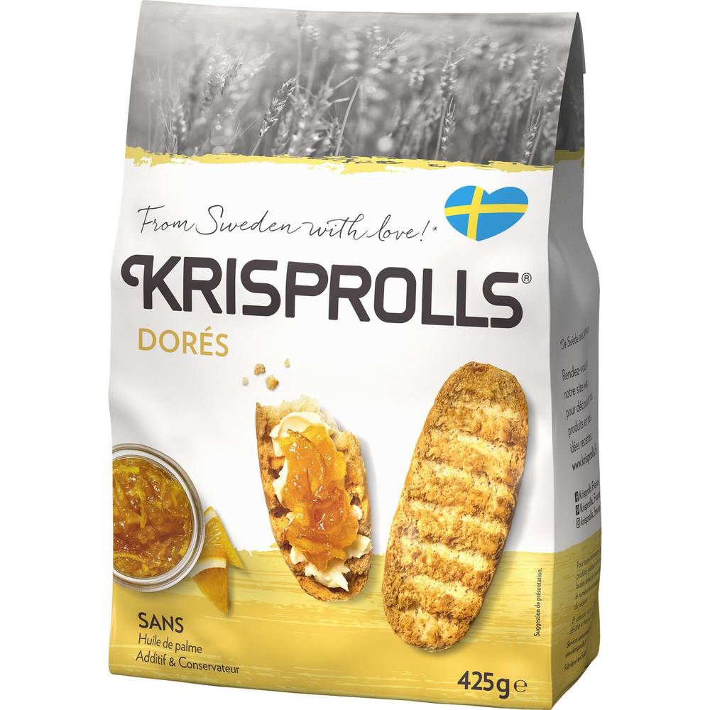 Krisprolls - Petits pains suédois dorés