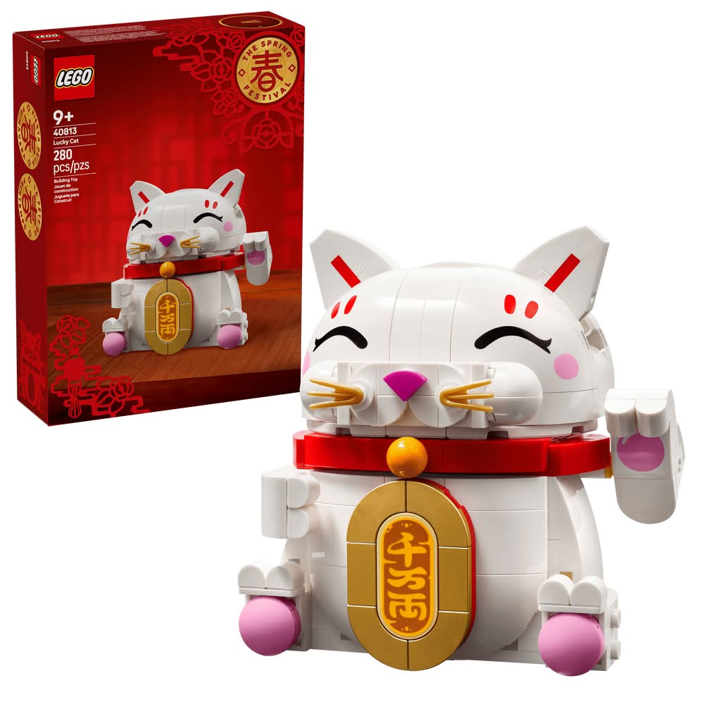 LEGO · Juego de construcción lucky cat 40813, 9+ Años (280 un)