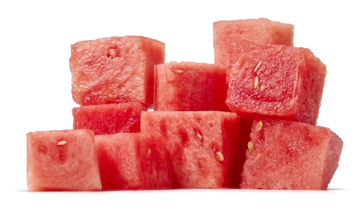 Seedless Watermelon Cubes Fresh Cut In Store Daily