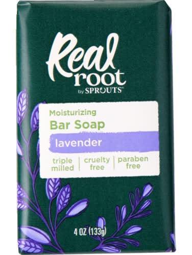 Real Root Lavender Moisturizing Bar Soap