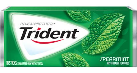 Trident Spearmint Value Pack Gum 14 Count