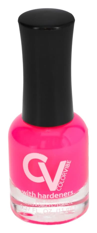 Color Vibe Nail Polish With Hardeners, Pink (0.37 fl oz)
