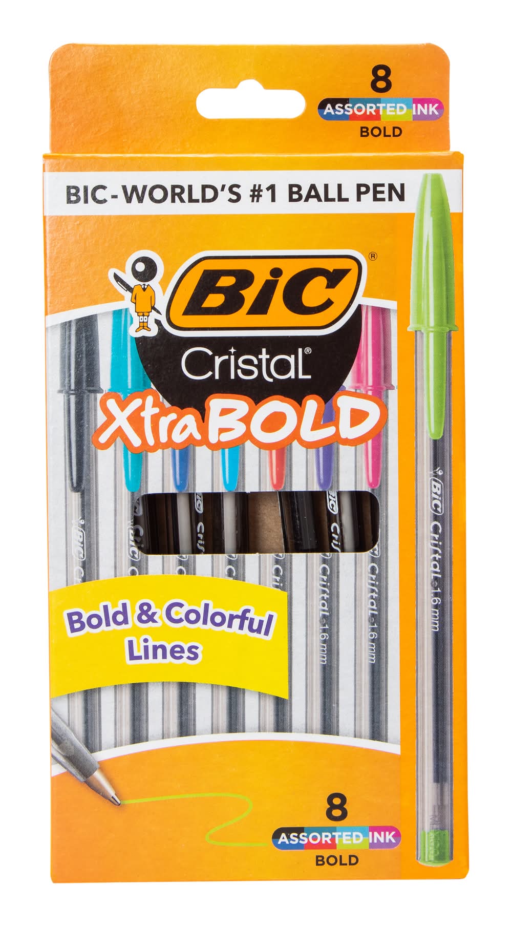 Bic® Cristal® Xtra Bold Ball Pens 8-Count