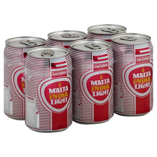 Malta India Light Low Sodium Beer (6 ct, 8 oz)
