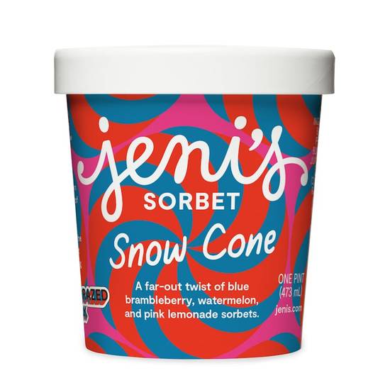 Snow Cone Sorbet Pint