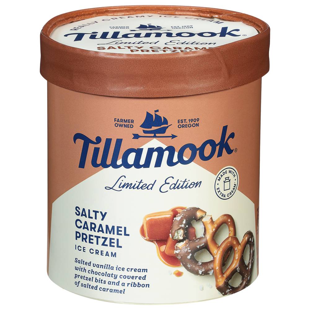 Tillamook Holiday Sugar Cookie Ice Cream, Campfire Peanut Butter (1.5 qt)