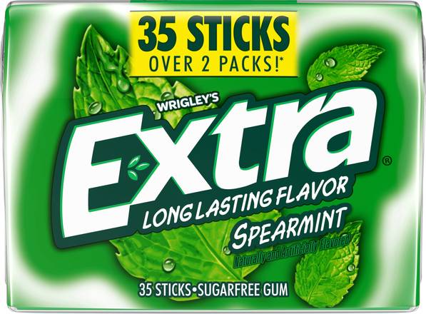 Extra Wrigley's Sugar Free Spearmint Gum