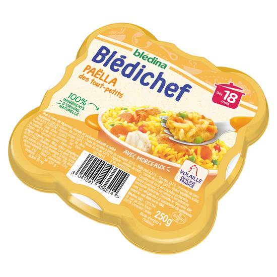 Blédina - Blédichef plat paëlla bébé dès 18 mois