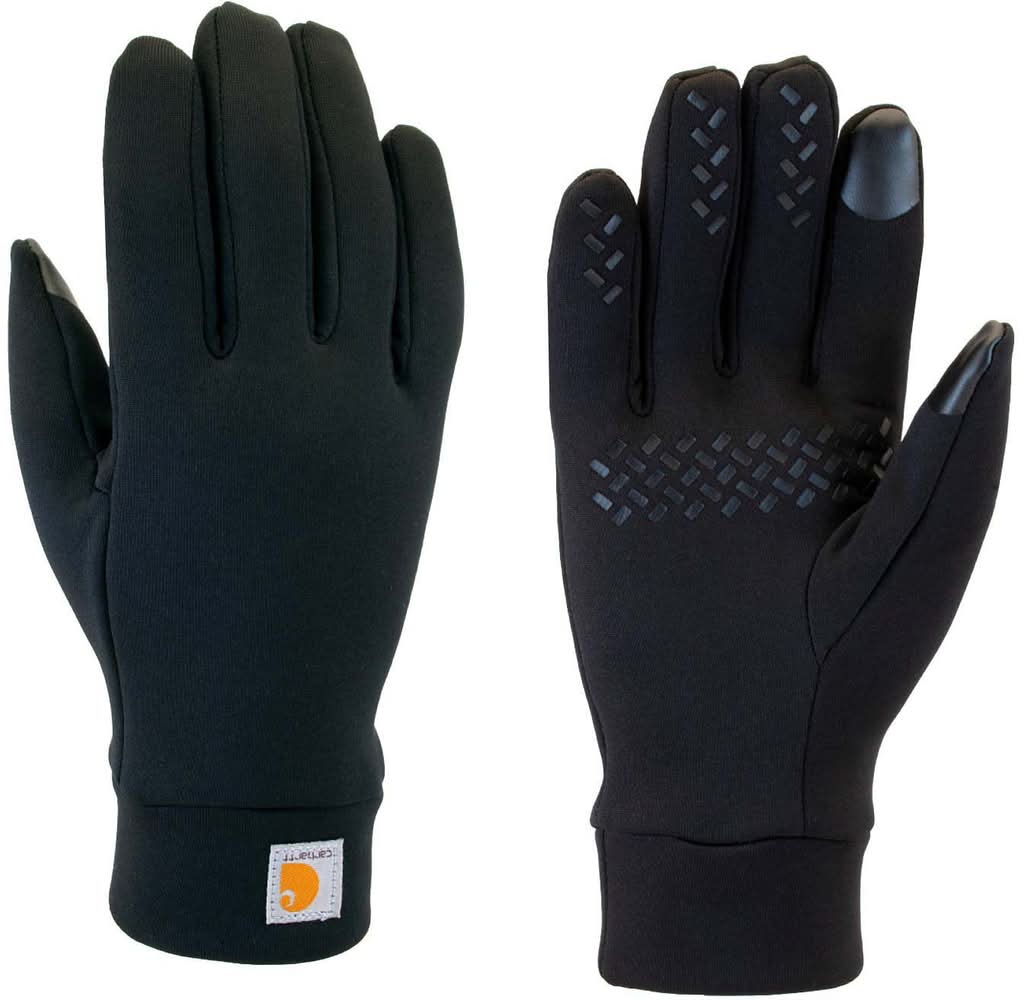 Carhartt Men's Stretch Fleece Gloves (Black, XL)