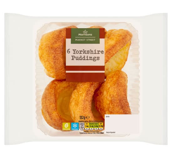 Morrisons The Butcher's on Market Street Yorkshire Puddings (6 pack)