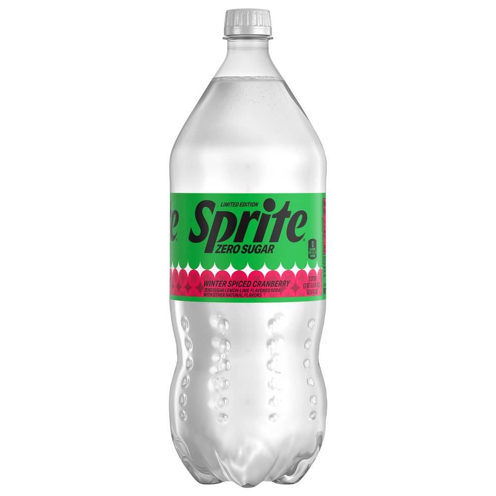 Sprite Zero Sugar Spiced Soda, Cranberry (67.62 fl oz)