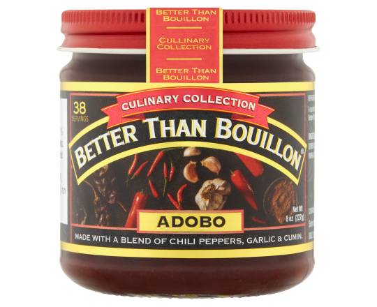 Better Than Bouillon Culinary Collection Base Contains 38 Servings Per Jar, Adobo (8 oz)