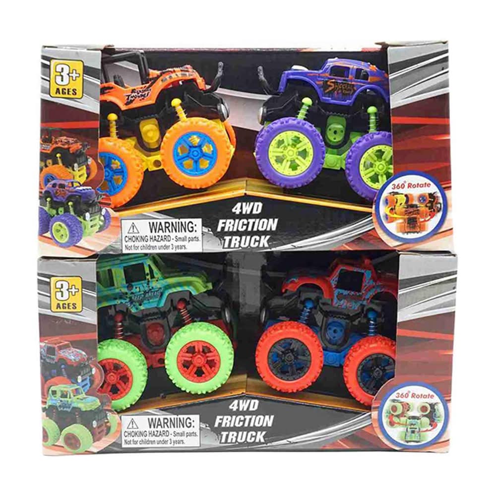 Friction Trucks For Ages 3y+, Assorted (2 x 2 ct)