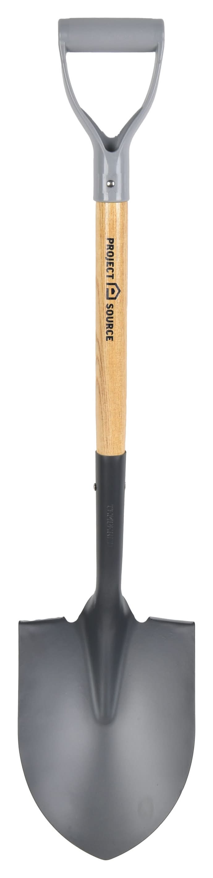 Project Source 19.75-in Wood D-Handle Digging shovel | 8202