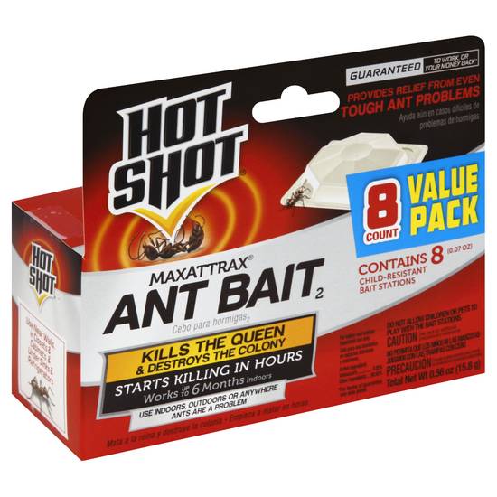 Hot Shot Maxxattrax Ant Baits (8 ct)