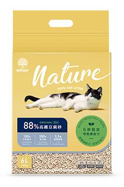 【路易貓砂】88%高纖豆腐砂 清新原味2.5kg#20774202