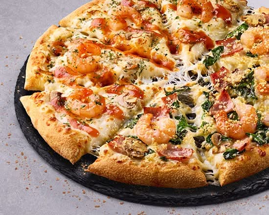 ぷりっと海老のハーフ&ハーフ Shrimp Half & Half