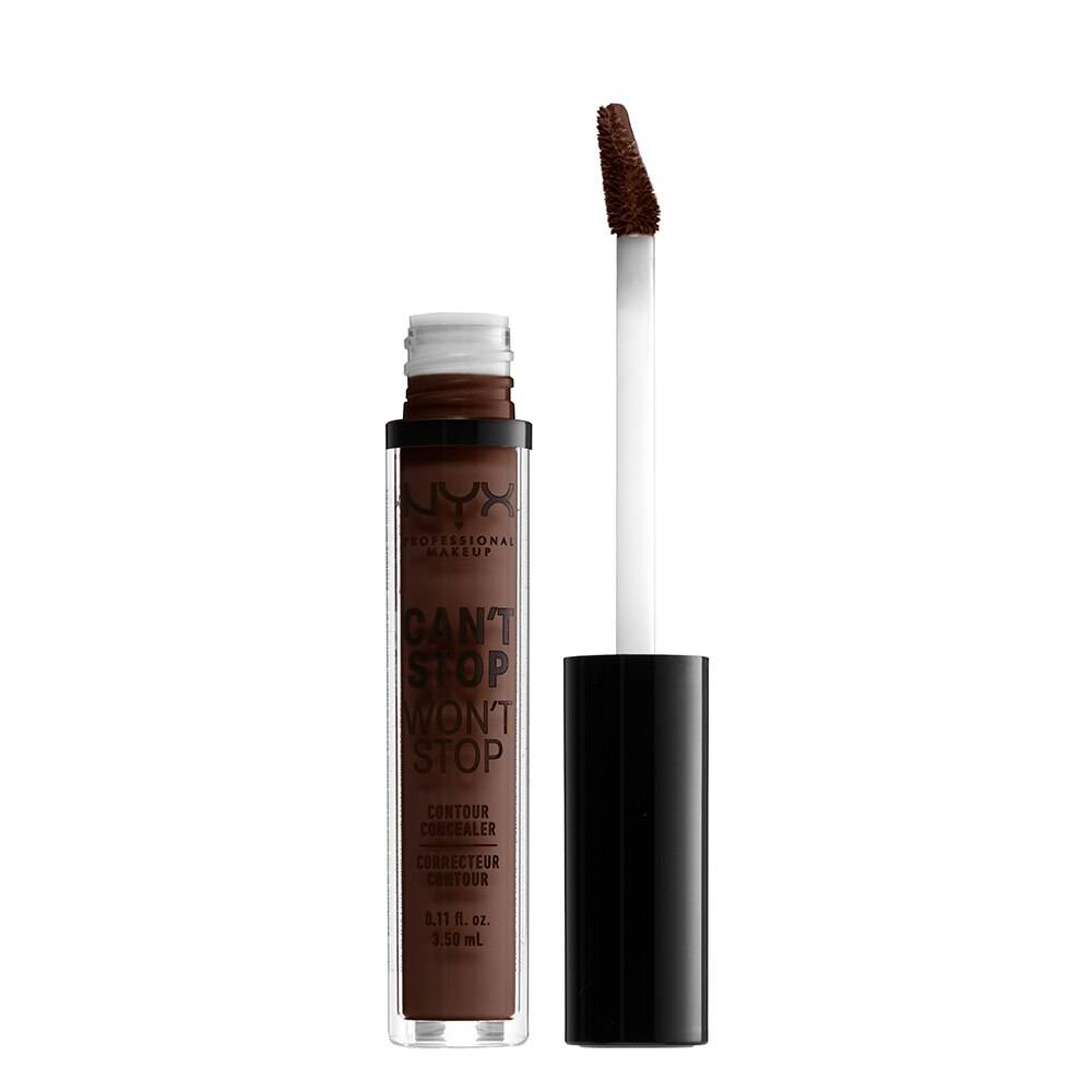 NYX Professional Makeup Professional Makeup Can't Stop Won't Stop Contour Concealer, Deep Espresso (0.11 fl oz)