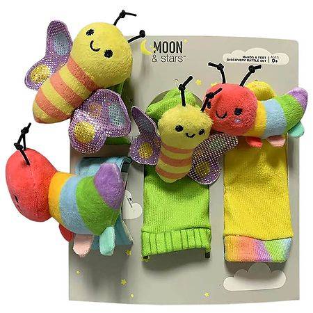 Moon & Stars Baby Rattles Toys