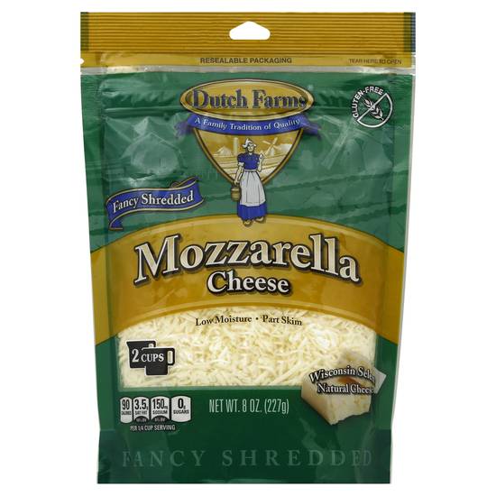 Dutch Farms Shredded Mozzarella Cheese (8 oz)