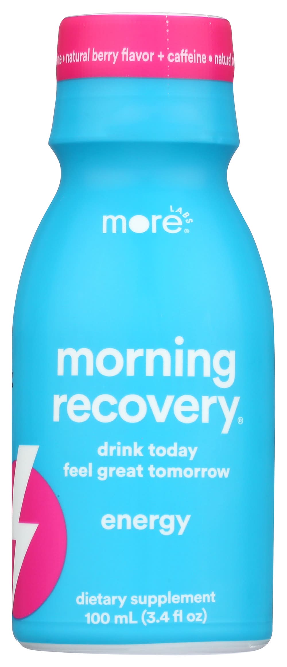 More Labs Morning Recovery Energy Drink, Berry (3.4 fl oz)