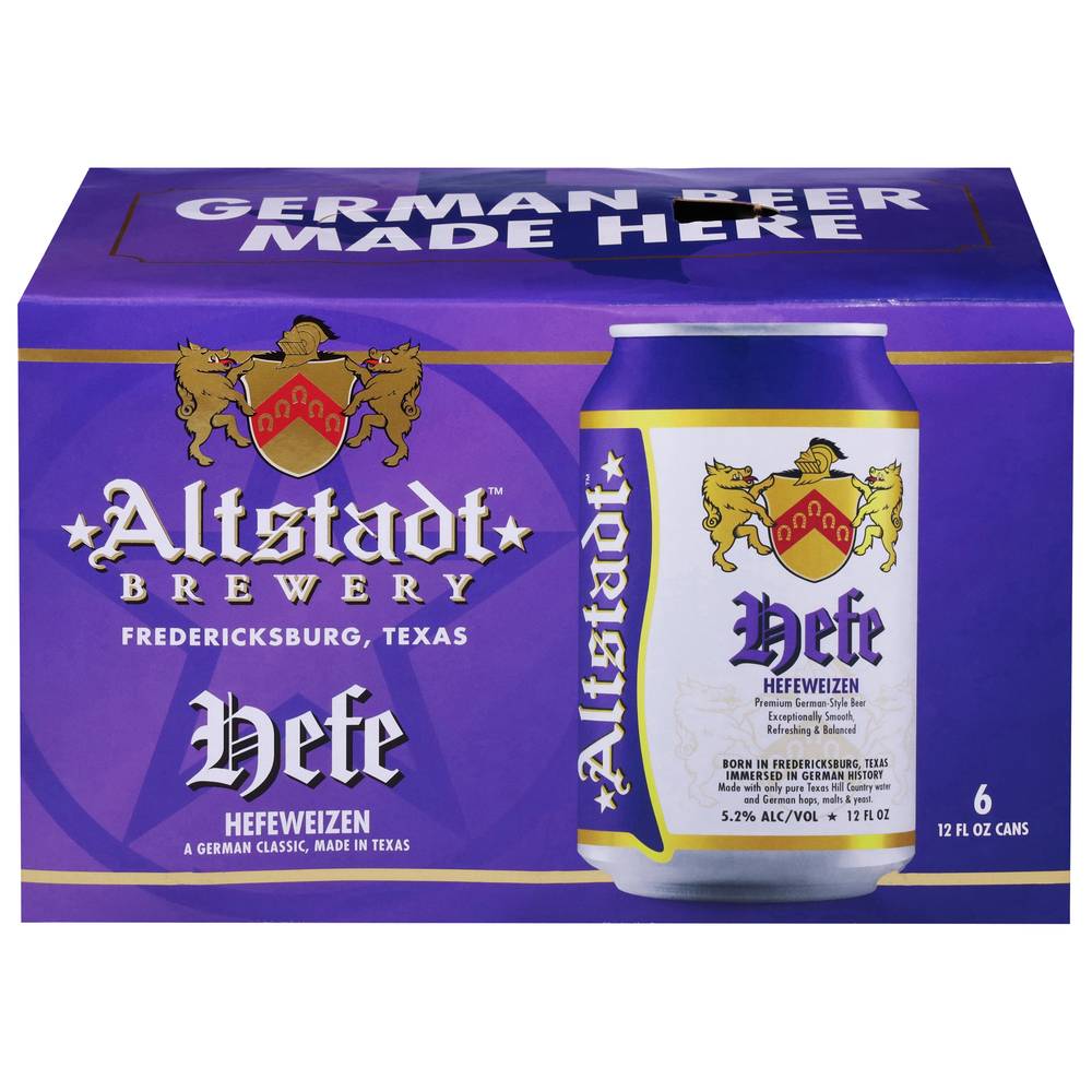 Altstadt Brewery Hefeweizen Beer (6 ct, 12 fl oz)