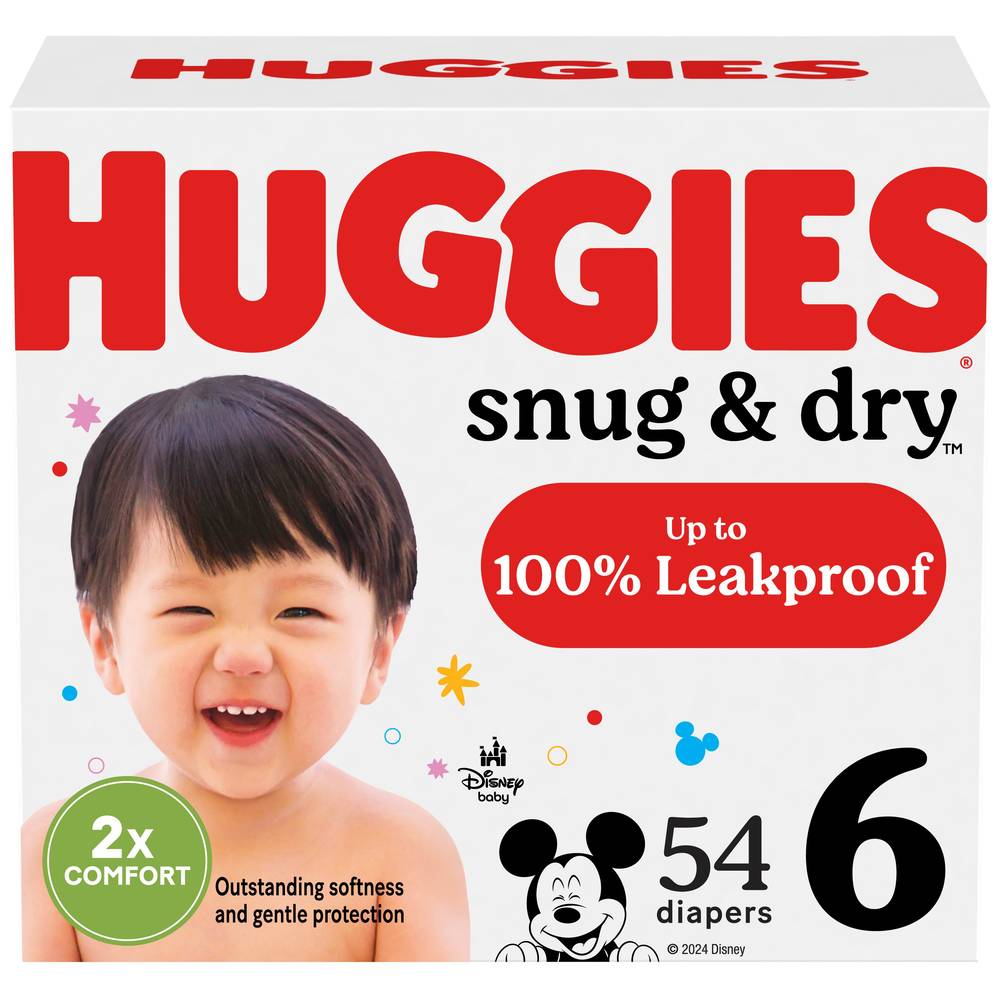 Huggies Snug & Dry Disney Baby Diapers (6 ct)