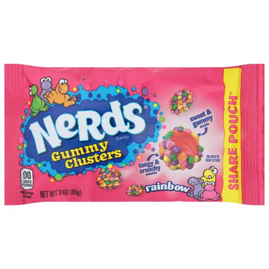 Nerds Gummy Clusters Candy Share Pouch