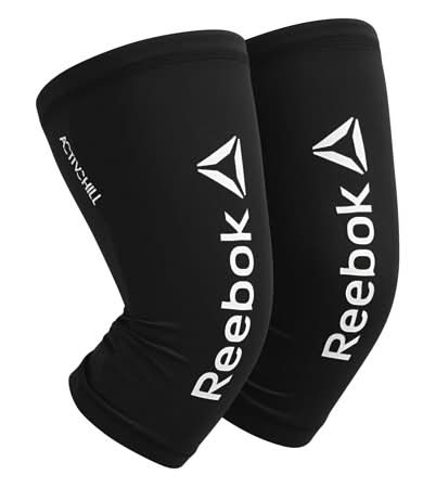 Reebok Delta Activchill Compression Knee Sleeve, L-XL, Black (2 ct)