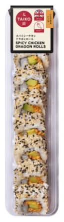 Taiko Spicy Chicken Dragon Rolls 204g