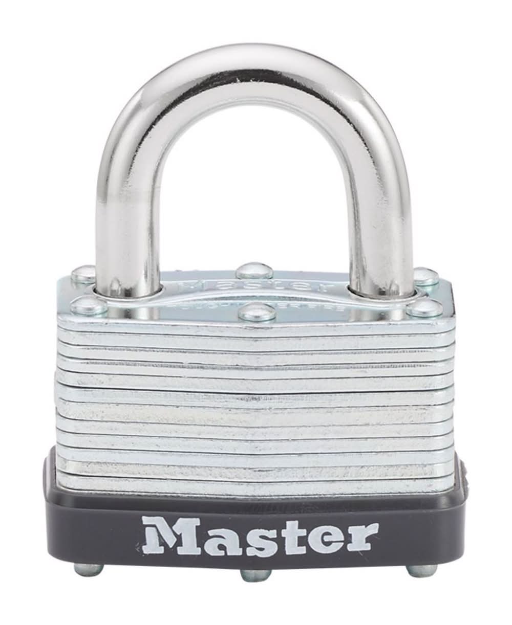 Master Lock 1-1/16 In. H X 1-3/4 In. W Laminated Steel Warded Locking Warded Padlock