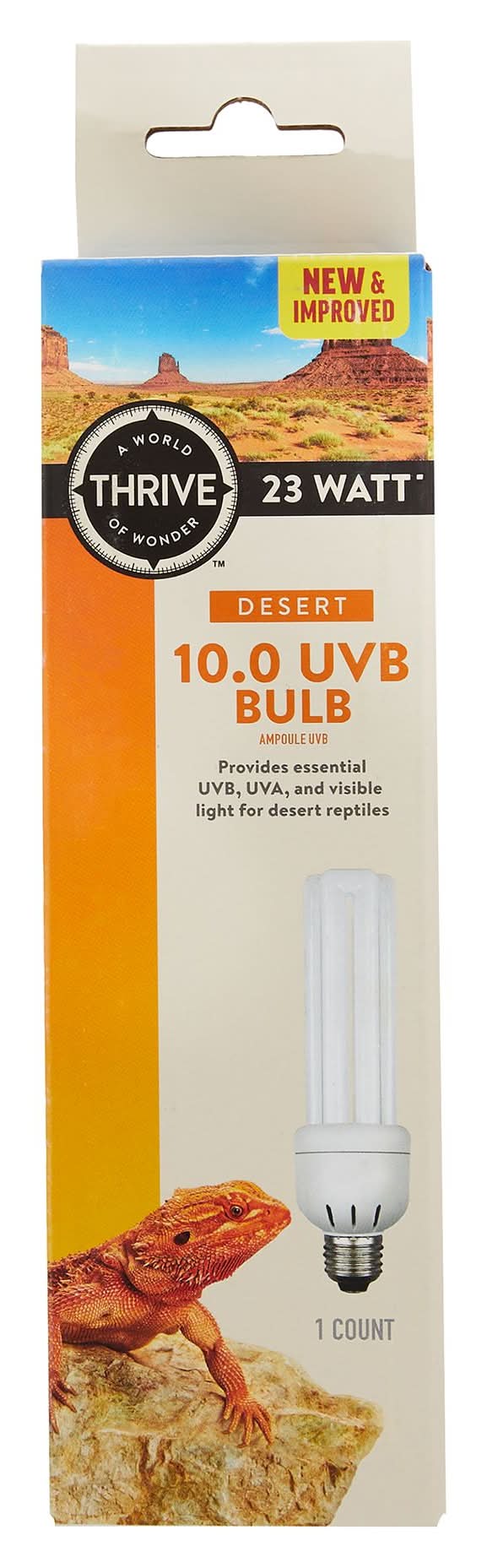 Thrive Desert 10.0 UVB Bulb (Size: 23W)
